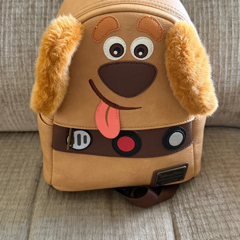 Disney loungefly Dug from Up backpack adjustable 10 by 8